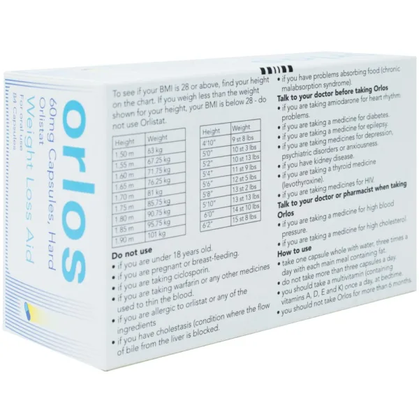 Orlos 60mg Weight Loss Capsules - Image 2